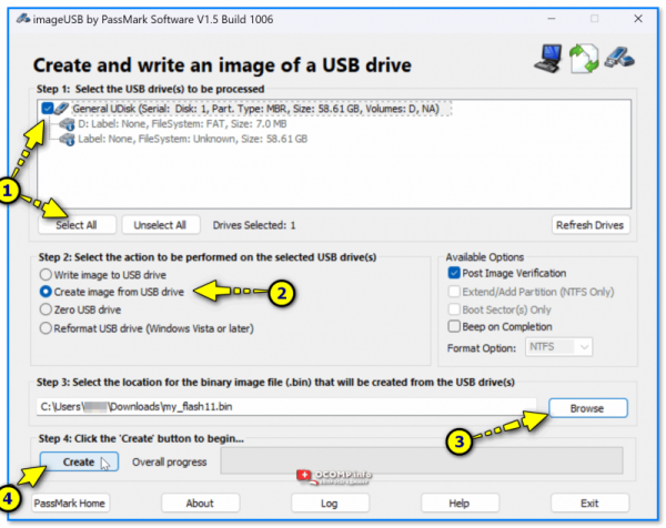 Как создать образ USB-флешки (IMG/IMA копия)